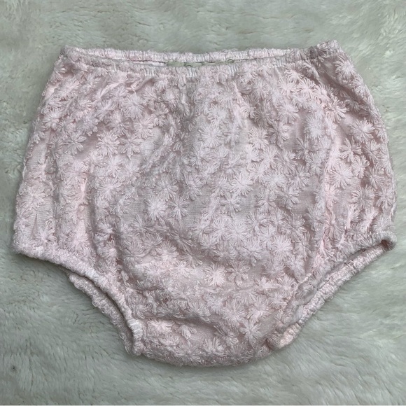 Pili Carrera Baby Girl Pink Lace Short Sleeve Dress 18 Months Mande in Spain - Picture 10 of 13